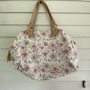 Floral small tote